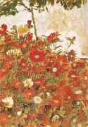 Egon Schiele Field of Flowers oil painting